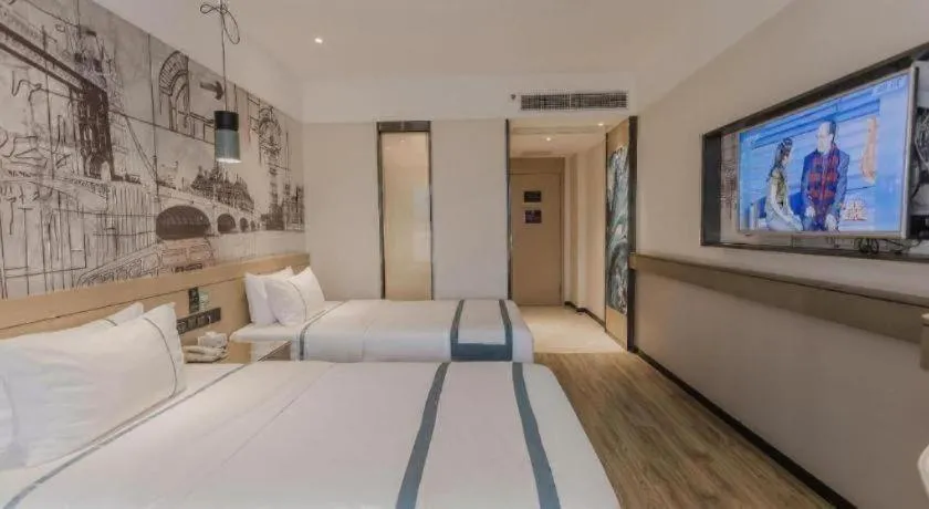 Bed in City Comfort Inn Foshan Gaoming Huaying Square