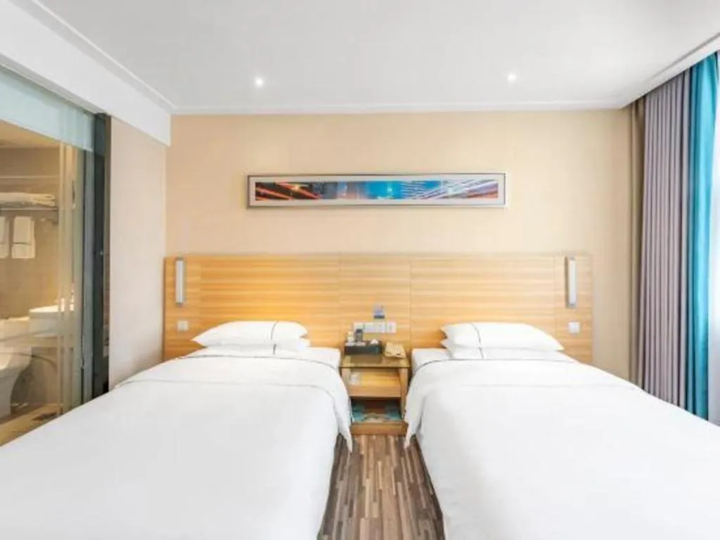Bed in City Comfort Inn Xiaogan Dawu Bishui Huating