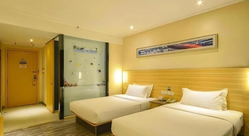 Bed in City Comfort Inn Xiaogan Dawu Bishui Huating