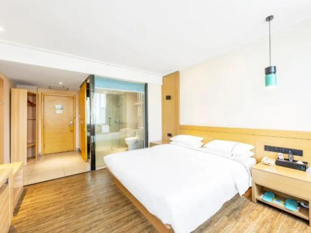 Bed in City Comfort Inn Xiaogan Dawu Bishui Huating