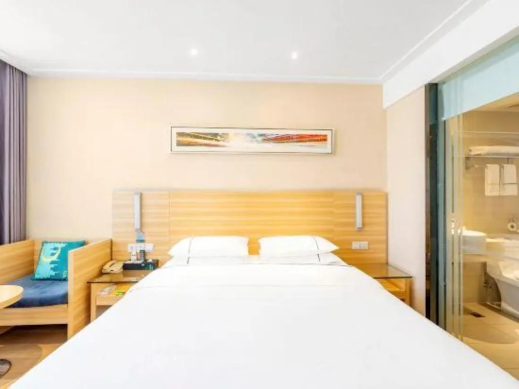 Bed in City Comfort Inn Xiaogan Dawu Bishui Huating