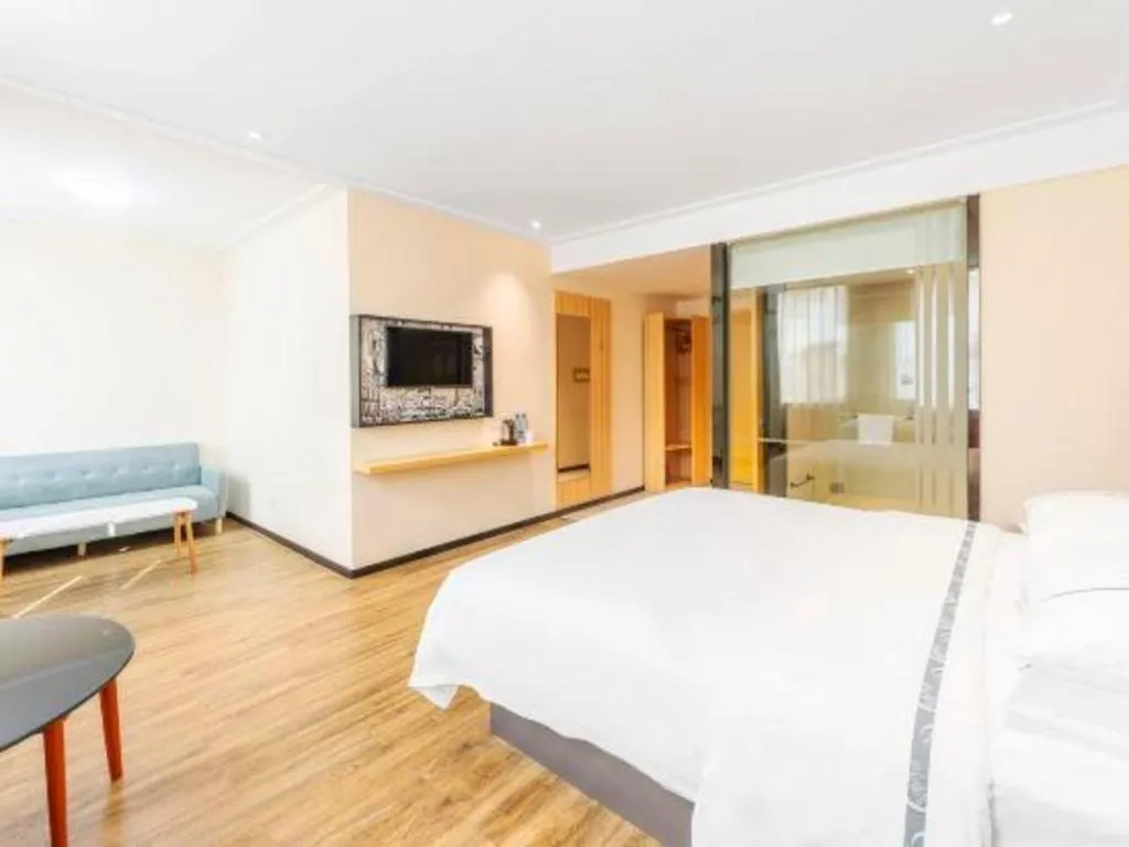 Bed in City Comfort Inn Xiaogan Dawu Bishui Huating