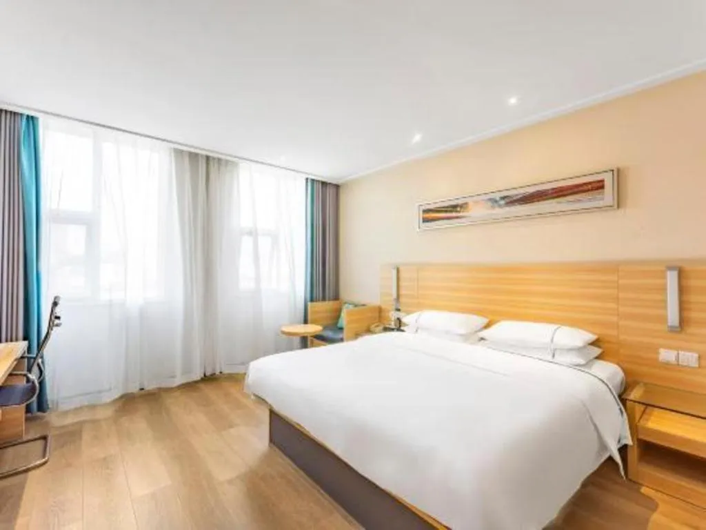Bed in City Comfort Inn Xiaogan Dawu Bishui Huating