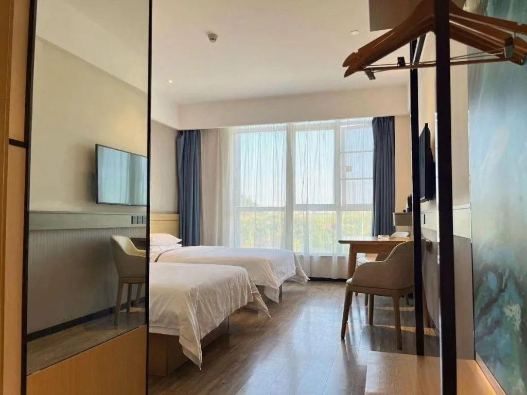 Bed in City Comfort Inn Suizhou Railway Station