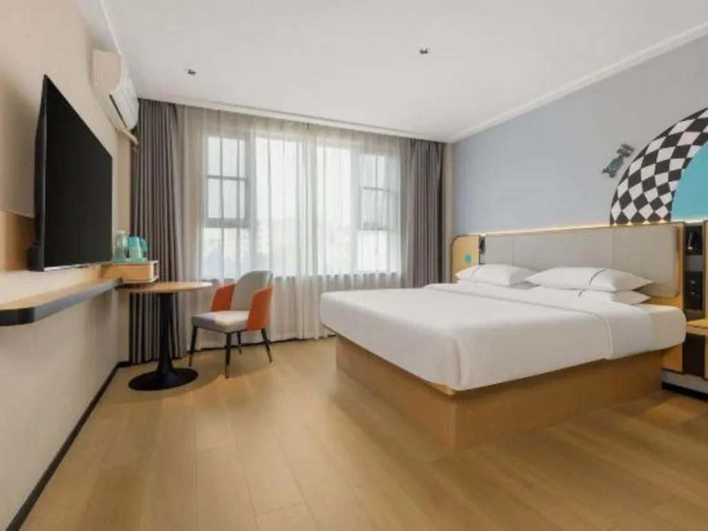 Bed in City Comfort Inn Nanning Chaoyang Square Zhongshan Road Food Street