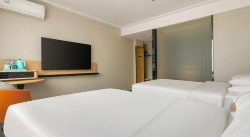 Bed in City Comfort Inn Nanning Chaoyang Square Zhongshan Road Food Street
