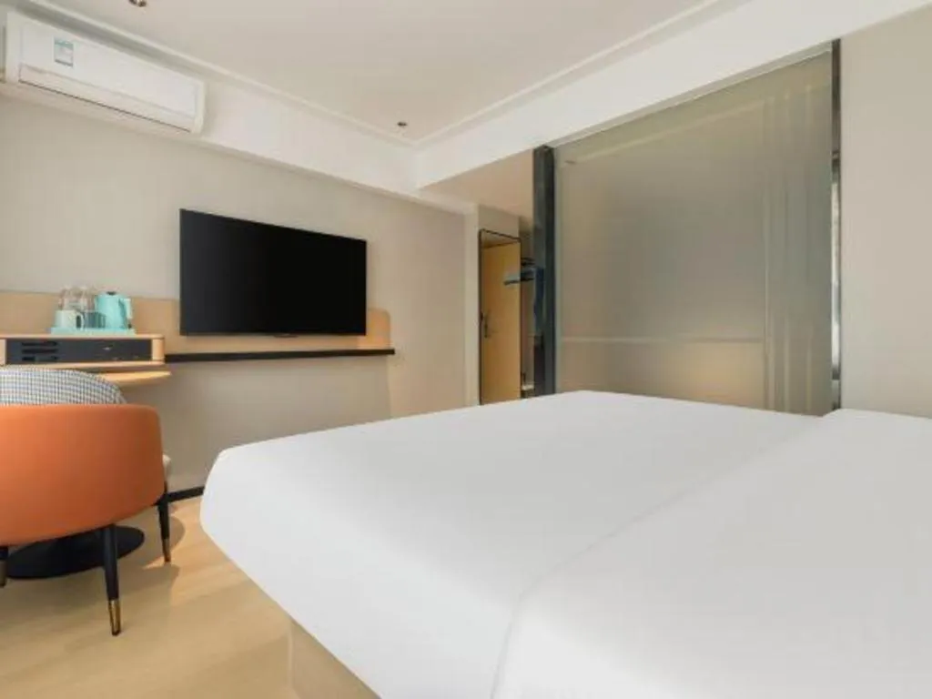 Bed in City Comfort Inn Nanning Chaoyang Square Zhongshan Road Food Street