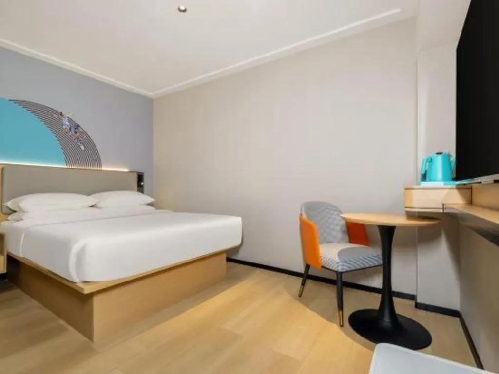 Bed in City Comfort Inn Nanning Chaoyang Square Zhongshan Road Food Street