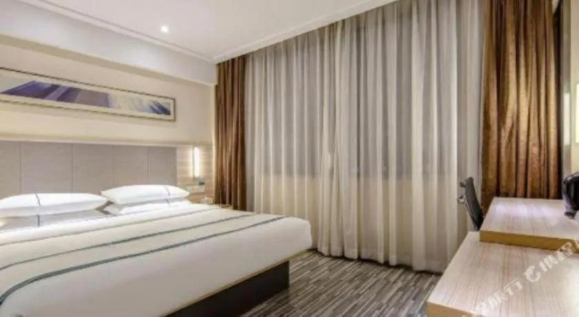 Bed in City Comfort Inn Nanning Chaoyang Square Zhongshan Road Food Street