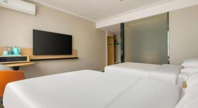 Bed in City Comfort Inn Nanning Chaoyang Square Zhongshan Road Food Street