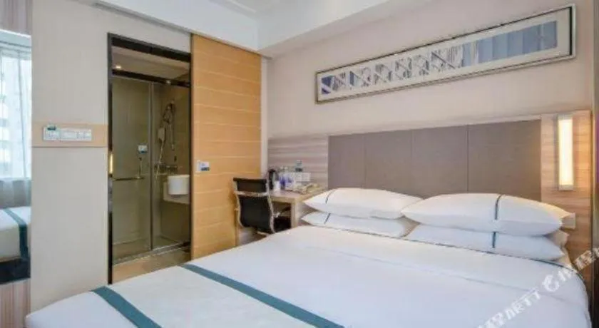 Bed in City Comfort Inn Nanning Chaoyang Square Zhongshan Road Food Street