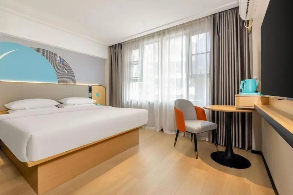 Bed in City Comfort Inn Nanning Chaoyang Square Zhongshan Road Food Street