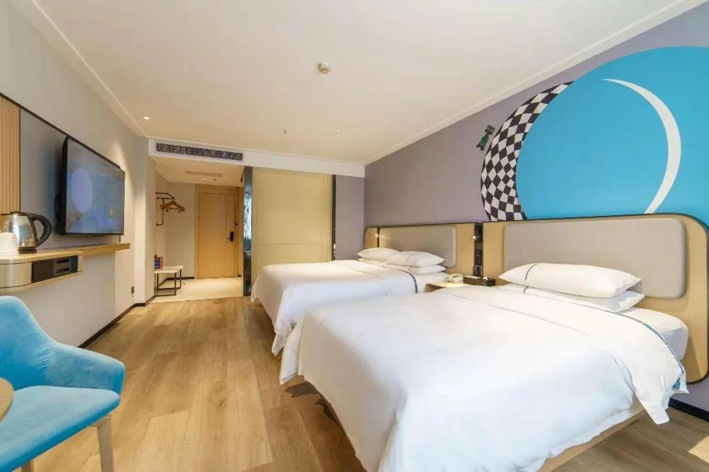 Bed in City Comfort Inn Xianning Chongyang Taoxi Avenue