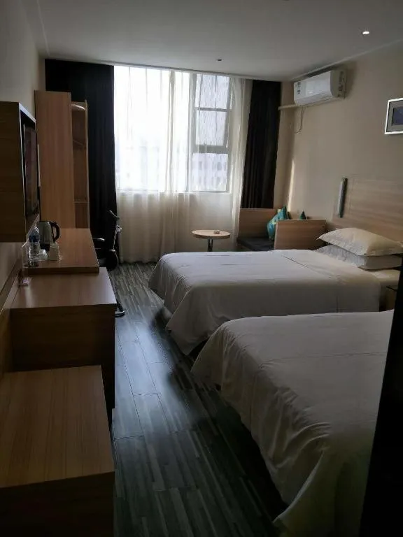 Bed in City Comfort Inn Xianning Chongyang Taoxi Avenue