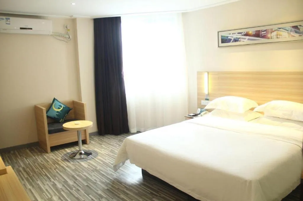 Bed in City Comfort Inn Xianning Chongyang Taoxi Avenue