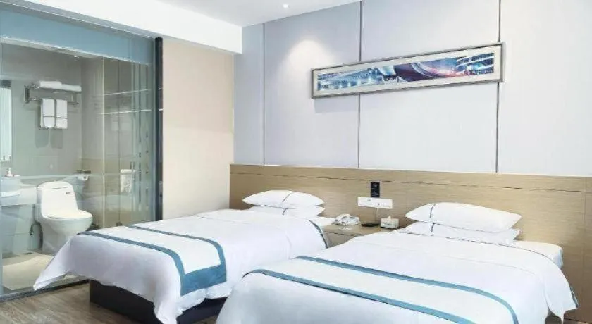 Bed in City Comfort Inn Jingzhou Jianli Jiangcheng Road
