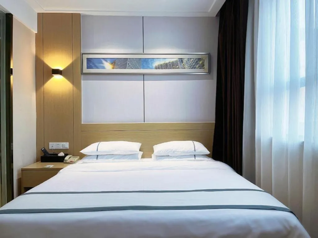 Bed in City Comfort Inn Jingzhou Jianli Jiangcheng Road