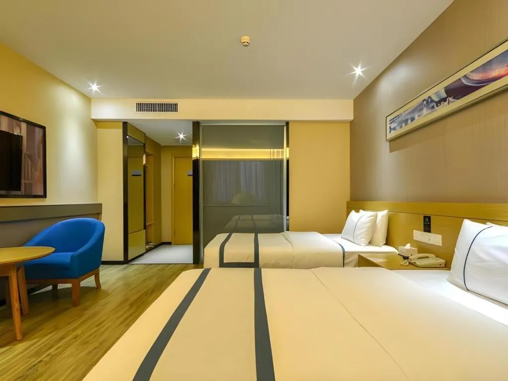 Bed in City Comfort Inn Jingzhou Jianli Jiangcheng Road