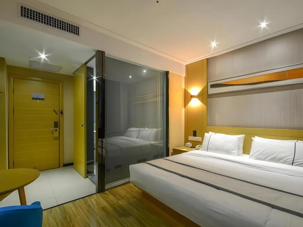 Bed in City Comfort Inn Jingzhou Jianli Jiangcheng Road