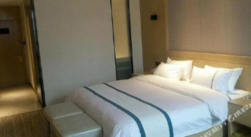 Bed in City Comfort Inn Jinan Railway Station Daming Lake