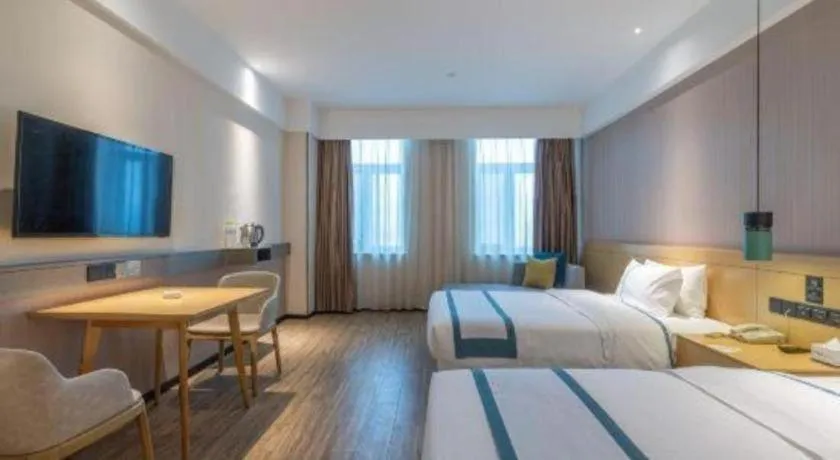 Bed in City Comfort Inn Jinan Railway Station Daming Lake