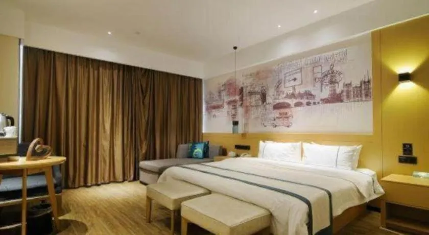 Bed in City Comfort Inn Jinan Railway Station Daming Lake