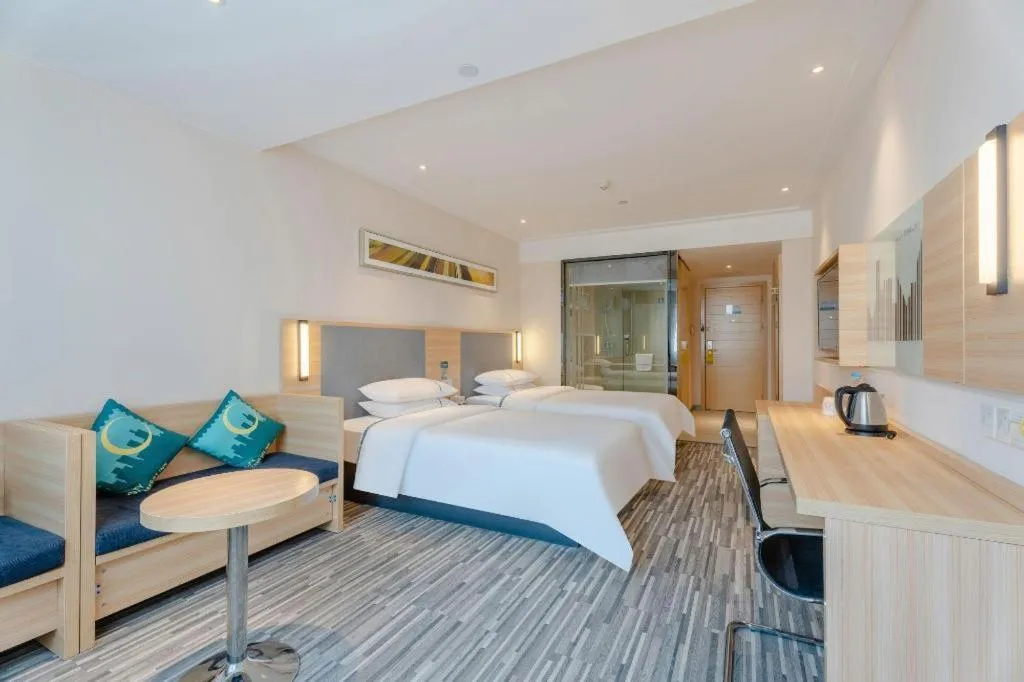 Bed in City Comfort Inn Hefei Anhui Medical University Affiliated Hospital USTC