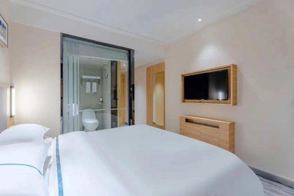 Bed in City Comfort Inn Hefei Anhui Medical University Affiliated Hospital USTC