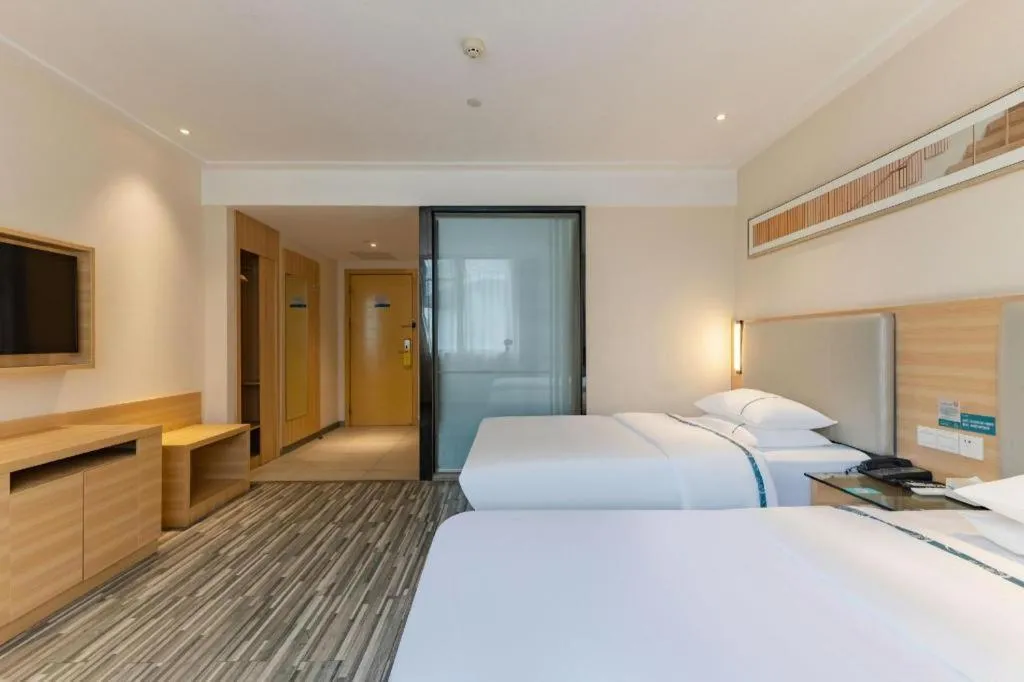 Bed in City Comfort Inn Hefei Anhui Medical University Affiliated Hospital USTC