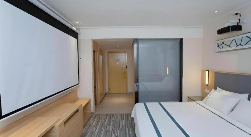 Bed in City Comfort Inn Hefei Anhui Medical University Affiliated Hospital USTC