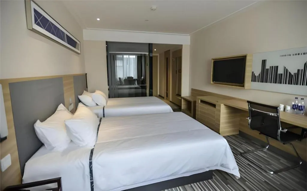 Bed in City Comfort Inn Hefei Anhui Medical University Affiliated Hospital USTC