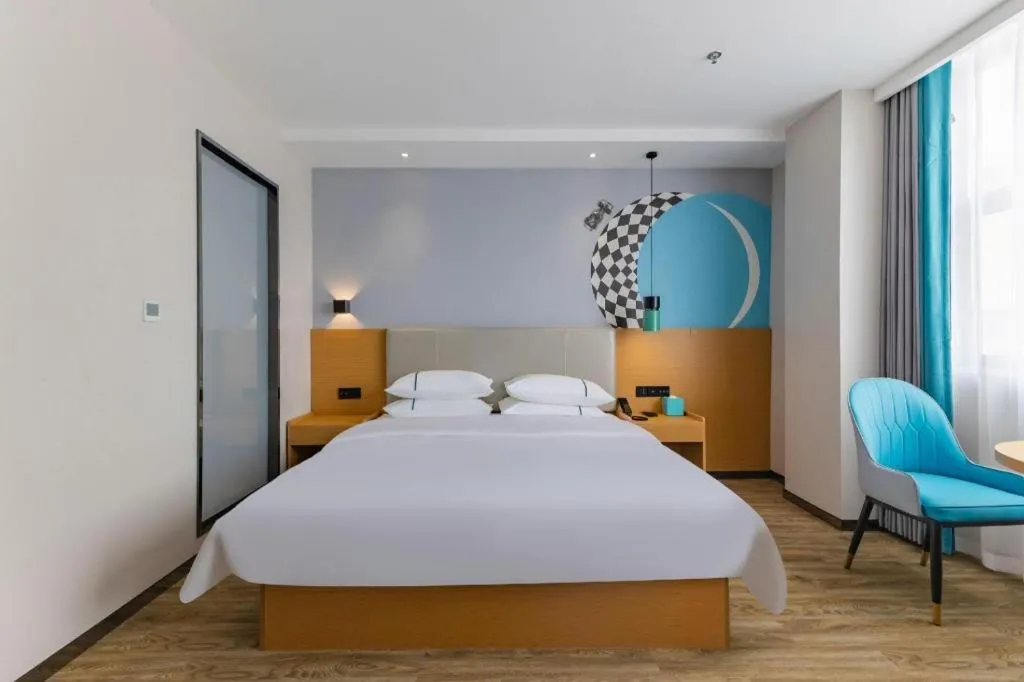 Bed in City Comfort Inn Hefei Anhui Medical University Affiliated Hospital USTC