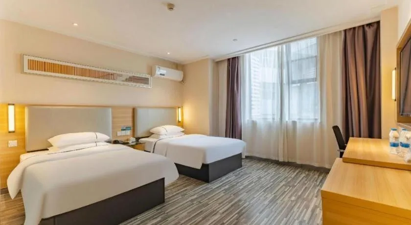 Bed in City Comfort Inn Hefei Anhui Medical University Affiliated Hospital USTC