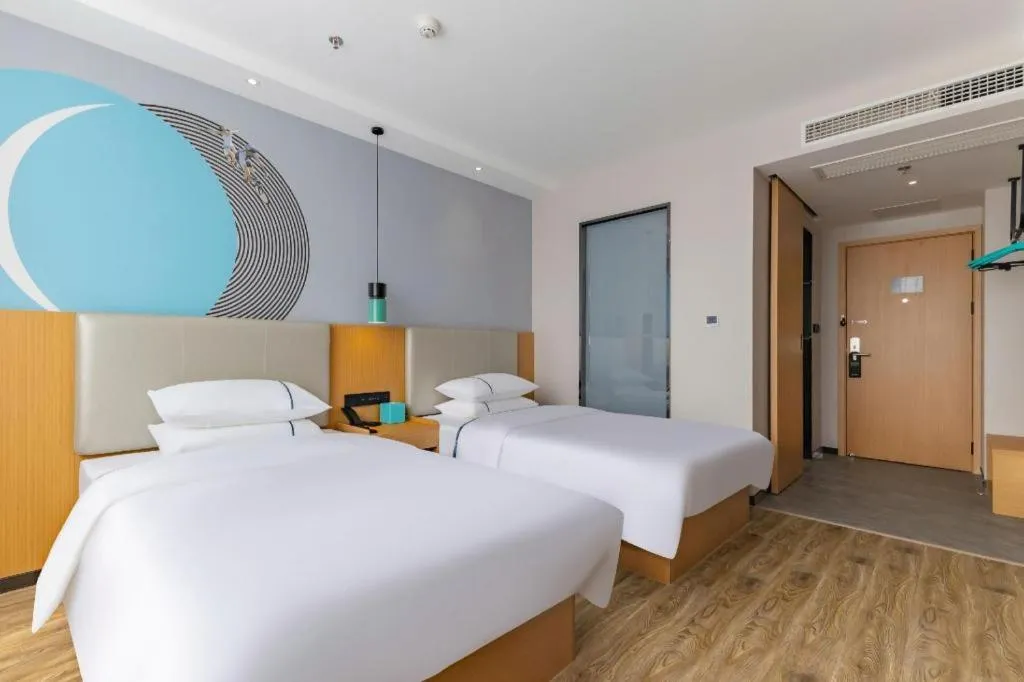 Bed in City Comfort Inn Hefei Anhui Medical University Affiliated Hospital USTC