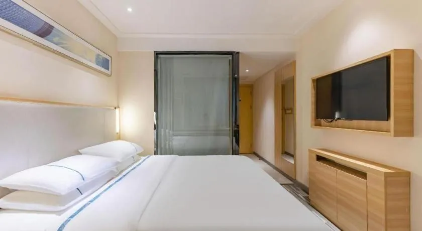 Bed in City Comfort Inn Hefei Anhui Medical University Affiliated Hospital USTC