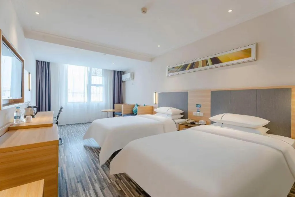 Bed in City Comfort Inn Hefei Anhui Medical University Affiliated Hospital USTC