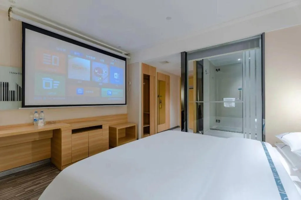 Bed in City Comfort Inn Hefei Anhui Medical University Affiliated Hospital USTC