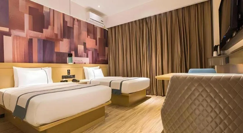 Bed in City Comfort Inn Nanning Jiangnan Wanda Plaza