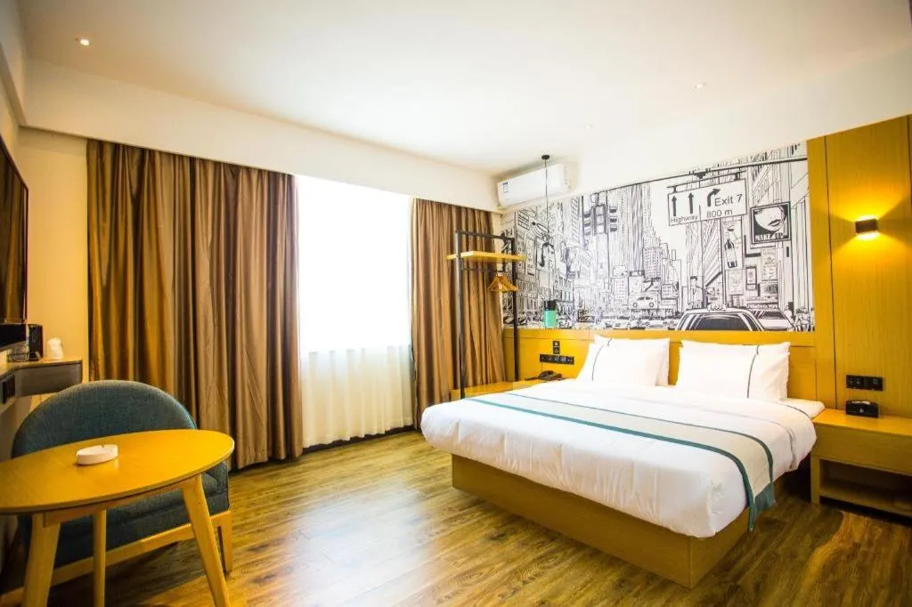 Bed in City Comfort Inn Shangri-La Dukezong Ancient Town