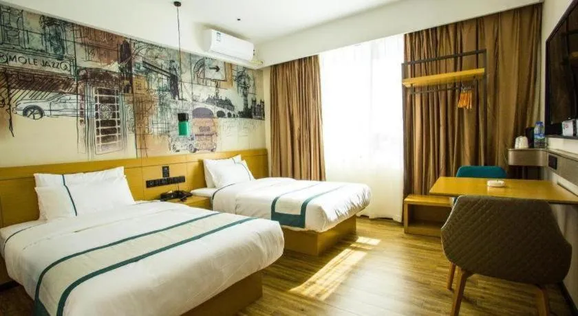 Bed in City Comfort Inn Shangri-La Dukezong Ancient Town