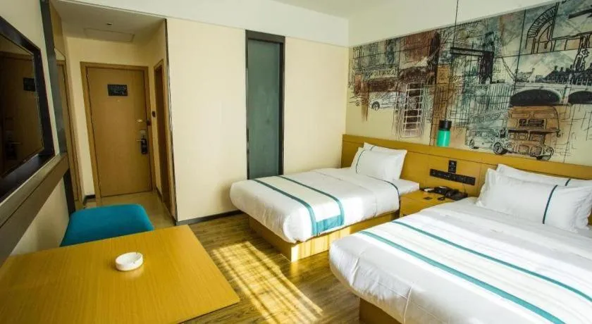 Bed in City Comfort Inn Shangri-La Dukezong Ancient Town