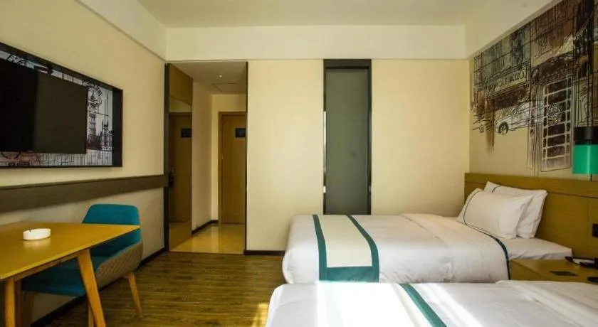 Bed in City Comfort Inn Shangri-La Dukezong Ancient Town