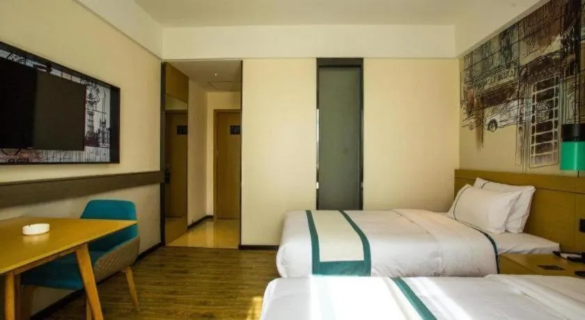 Bed in City Comfort Inn Shangri-La Dukezong Ancient Town