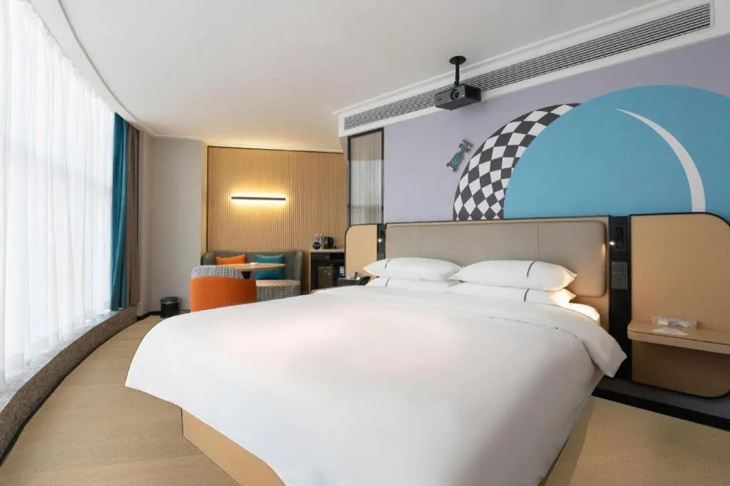 Bed in City Comfort Inn Jingmen Jingshan Passenger Station