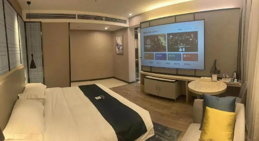 Bed in Echarm Hotel Changchun Jiutai District Government Railway Station