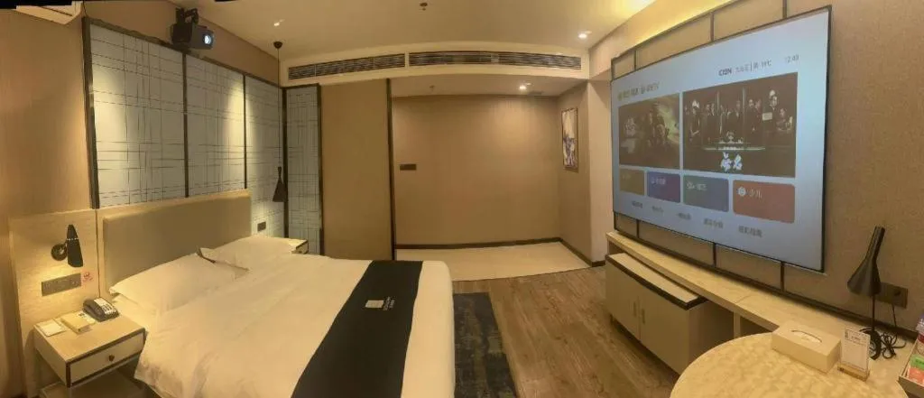 Bed in Echarm Hotel Changchun Jiutai District Government Railway Station