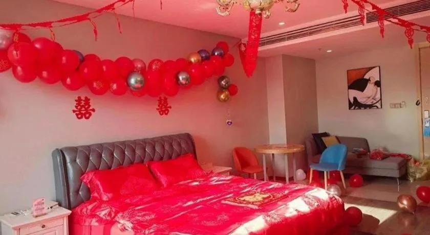 Bed in Echarm Hotel Changchun Jiutai District Government Railway Station