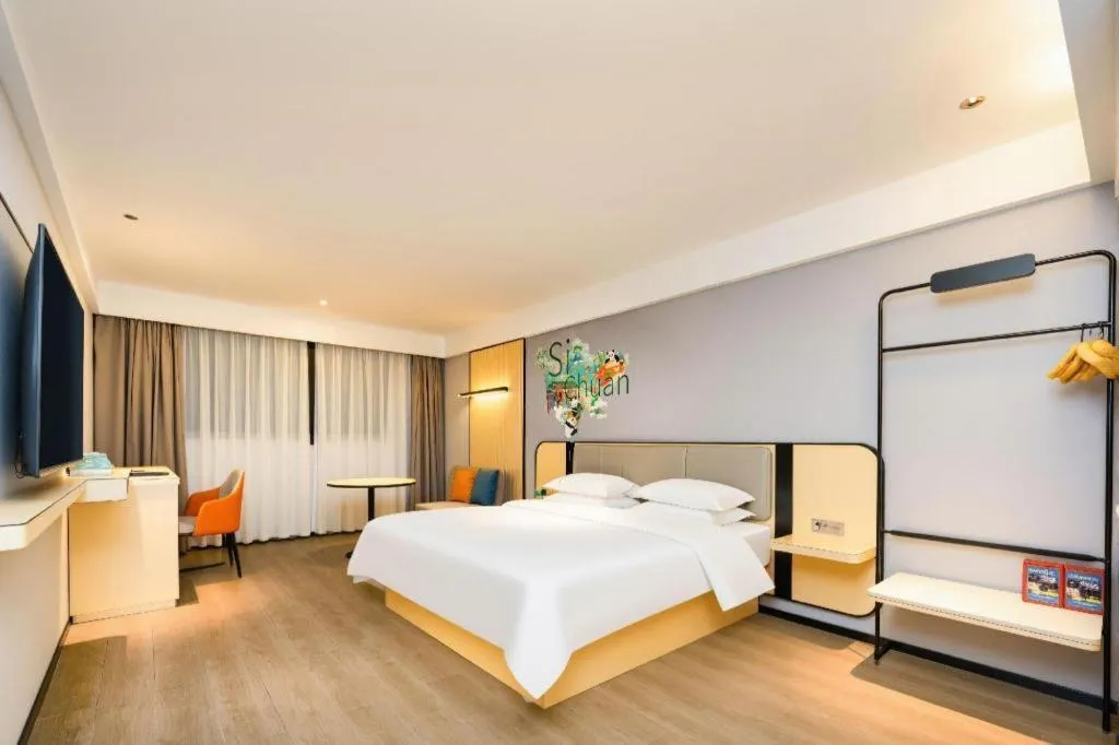 Bed in City Comfort Inn Dujiangyan Municipal Government