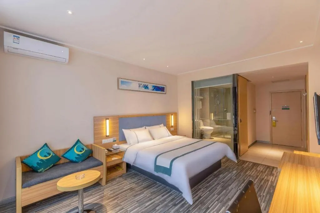 Bed in City Comfort Inn Dujiangyan Municipal Government