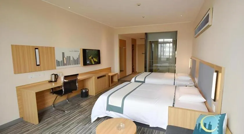 Bed in City Comfort Inn Dujiangyan Municipal Government